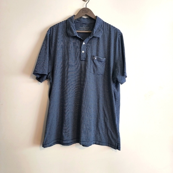 Vineyard Vines Striped Polo Size XL - Picture 1 of 4